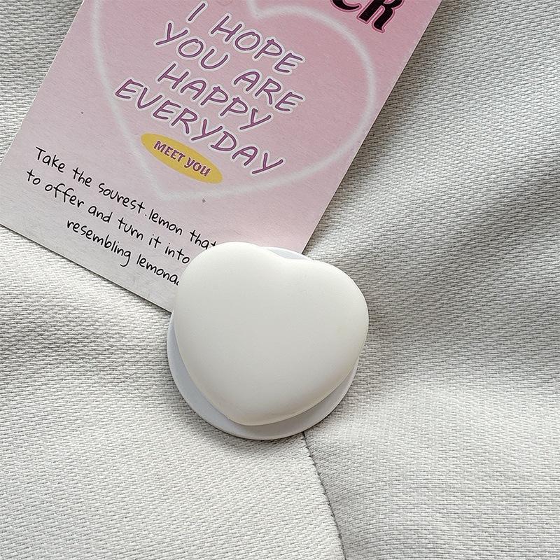 Mobile Phone Airbag Holder Magnetic Suction For Apple Magsafe Ring Simple Love