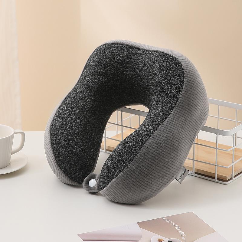 U-shaped pillow travel hump plane pillow memory cotton slow rebound nap pillow cervical spine pillow cationic strip pillow
