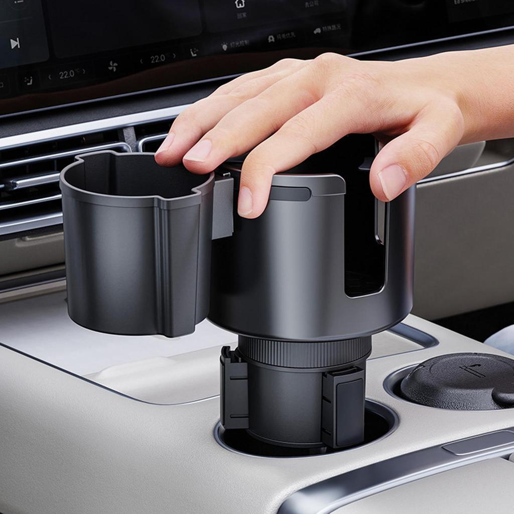 Universal Car Cup Holder Expander Adjustable Adapter For Large Coffee Mugs Smartphone Water Bottle Umbrella, Fits All Vehicles