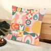 Happy Easter Cushion Cover Soft Short Plush Pillow Cover Smooth Cozy Texture Aesthetic Cushion Case Home Decor