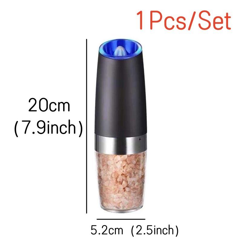 Electric Salt and Pepper Grinder,Automatic Gravity Spice Mill,Cumin Grinder,Pulverizer Kitchen Gadgets for Cooking Seasoning