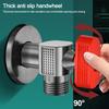 Metal Angle Valve Thickened G1/2 Ball Core Valve Hot and Cold Large Flow Water Stop Valve Bathroom Kitchen Water Heater Tap