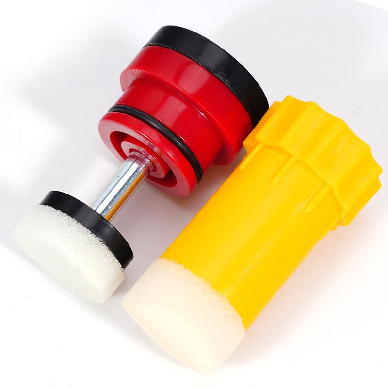 1/2pcs Queen Bee Marking Bottle Plastic Bee Marker Tube Catcher Cage With Plunger Plush For Beekeeper Equipment Optional