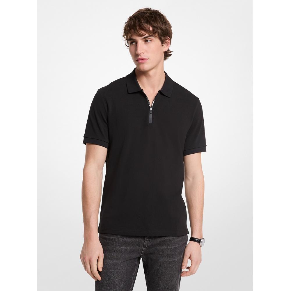 

Michael Kors Логотип Поло на молнии Черный Ot450dd2zy1 L