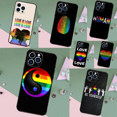 Gay Lesbian Lgbt Rainbow Pride Case For iPhone 17 Pro Max 16 14 13 12 11 15 Pro Max Plus 12 13 Mini 16e 17 Air Back Cover