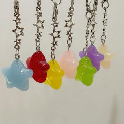 Star Phone Hanging Rope Keychain Mobile Phone Chain Star Phone Strap  Telephone Jewelry