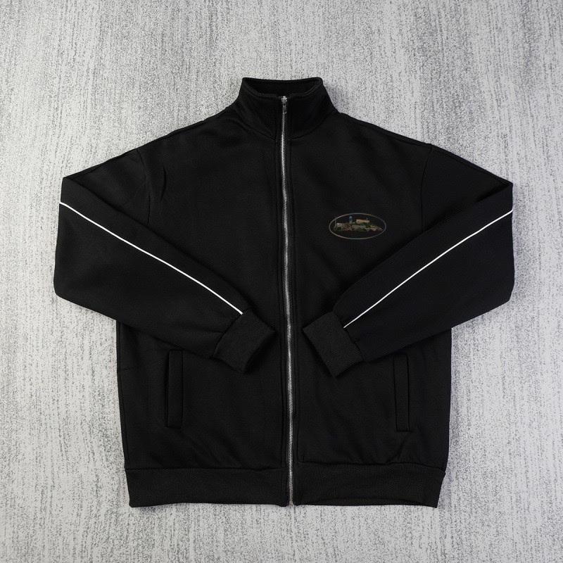 LUXEONHigh Street Y2K Letter Pattern Zipper Sports Fashion Tops for Men and Women.