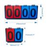 Waterproofs Score Board Tabletops Flip Scoreboard Score Keepers Score  Flippers for Basketball Volleyballs Table Tennis