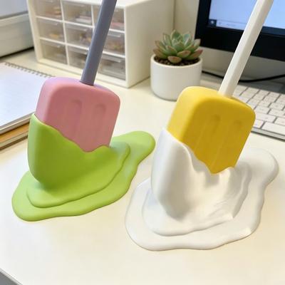 Melting Popsicle Pen Holder 3D Printed Desk Organizer for Pens Pencils Creative Desktop Decor for Home Office School Unique Gift for Students Artists