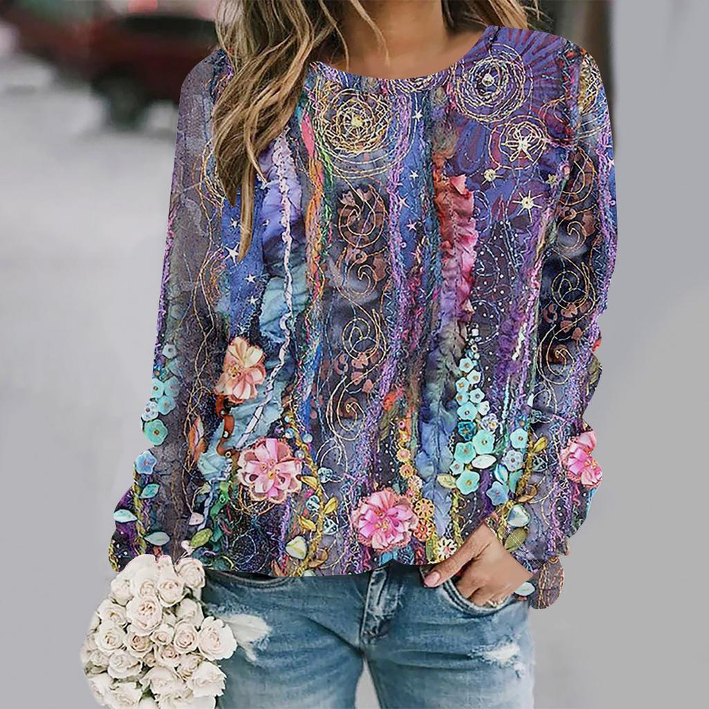 Evropská a americká móda nadměrných velikostí 2025 Dámské elegantní tričko s dlouhým rukávem a výstřihem do V