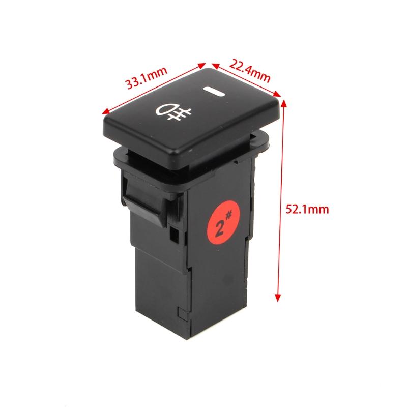 31BC Easy Installation Car Fog Light Switch 12V Button Replacement for Prius