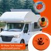 Replacement RV Water Inlet Leak Proof Fresh Water Tank Filler Cap Adapter For Outdoor Campers Trailer City Connection