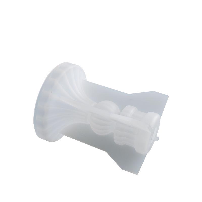 3D Striped Pillar Candle Holder Silicone Mold - Poppy DIY Crystal Resin Ornament