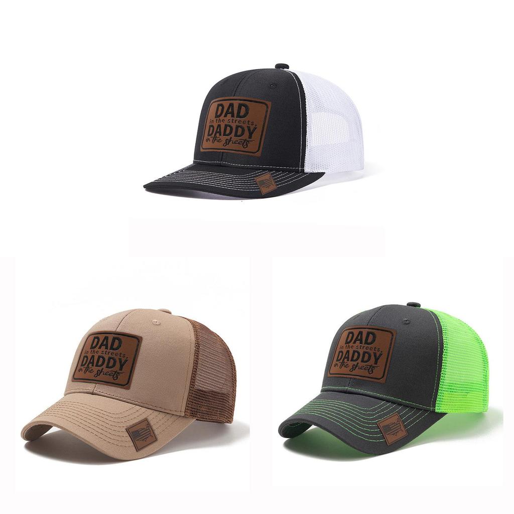 Baseball Cap With Embroidered Letters Breathable Sun Hat For Outdoor Summer Activities