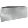 Plant Pot Silver 90 X 45 X 35 Cm Galvanized Steel