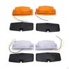 2 Pieces Side Marker Lights 50421113 Lamps Double Burner Pole for Truck