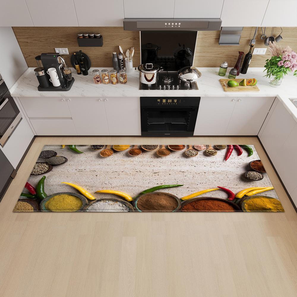 Kitchen Mat Entrance Door Mat Living Room Bedroom Long Carpet Corridor Non-slip Floor Children's Carpet