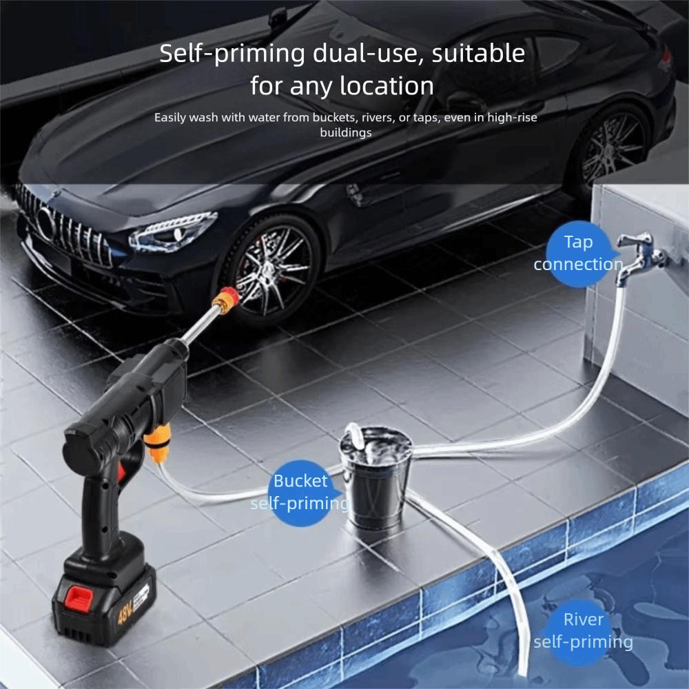 High-voltage Lithium Battery High Pressure Car Washer Electric Car Washer  Car Maintenance