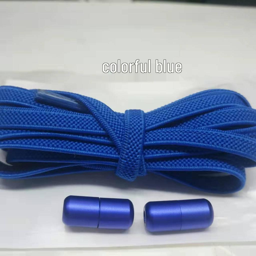 Colorful No-Tie Metal Capsule Lazy Shoelaces