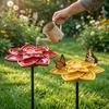Kunststoff Bienen Tränke Station Handgefertigt Vogelbad Ständer Schmetterling Bienen Futterspender Hof Bauernhof