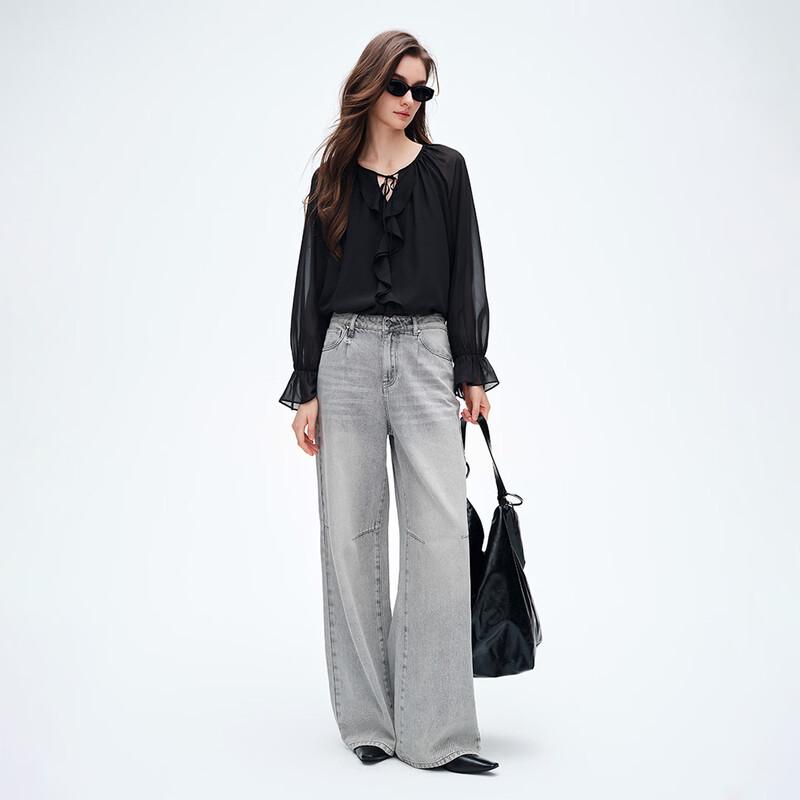 Giovanni Valentino Women's High-Waist Wide-Leg Jeans