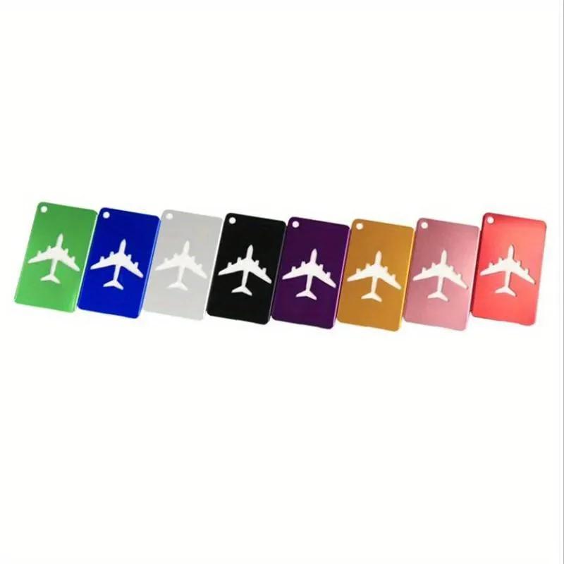 1-Piece New Design Luggage Tag - Cute Rubber & Aluminum ID Tag for Bags, Ideal Christmas Gift