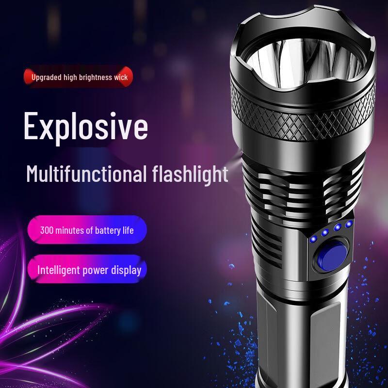 UOSULED USB Rechargeable Super Bright LED Flashlight