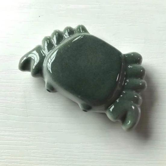 Ceramic Tea Pet Ornament Mini Fish Duck Crab Figurine Statue Sculpture Kung Fu Tea Tray Home Office Desktop Decoration Tea Lover Gift