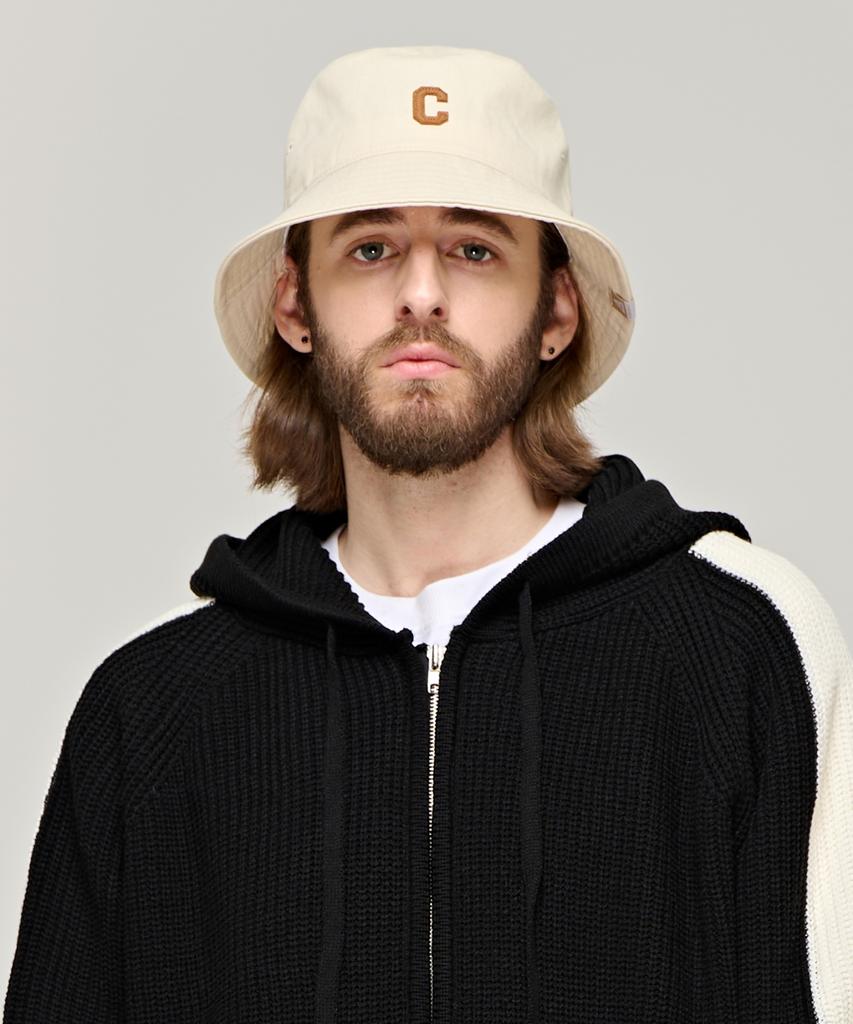 CARGOBROS Cb Logo Round Bucket Hat (Ivory)