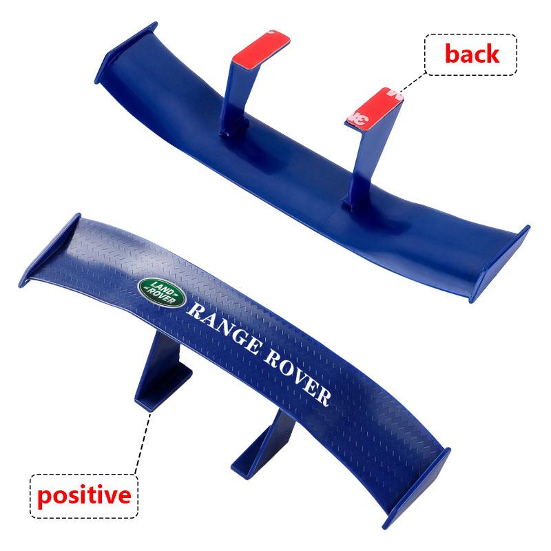 1 szt. Mini tylny spojler samochodowy z włókna węglowego Mini Małe skrzydło Model Dekoracja dla Land Rover Discovery Range Rover Evpque Defender Samochodowe okulary Rover L322