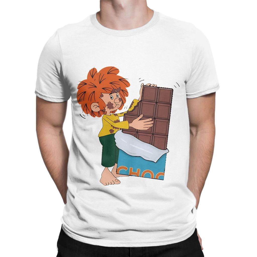 Pumuckl Eats Giant Chocolate Novelty 100 Cotton Tshirt Pumuckl Tops Tees For Unisex