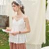Simpeulleteulo Sr_Cover-Up Lace Vest Camisole