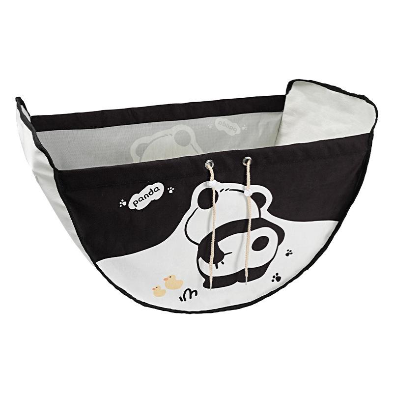 

Car storage bag cute panda car seat back hanging multi-purpose car sundries bag storage hanging bag
