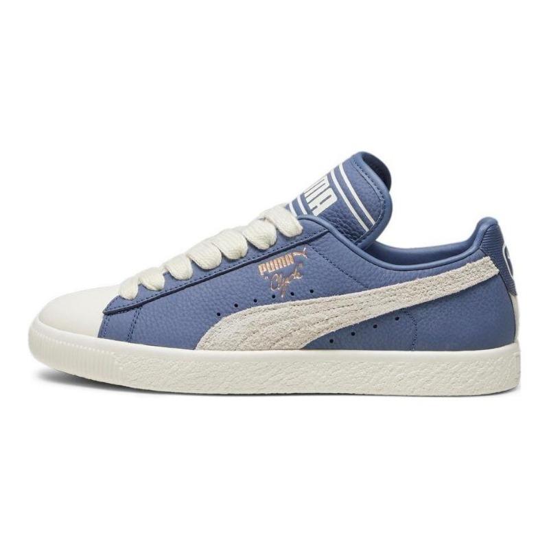 Кроссовки Rhuigi Villasenor x PUMA Clyde 50 Унисекс Низкие Сине-Белые 393305-02 EU 37