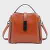 "Women's 2024 Genuine Leather Shoulder Messenger Bag - New Summer Ladies Handbag & Bucket Bag"