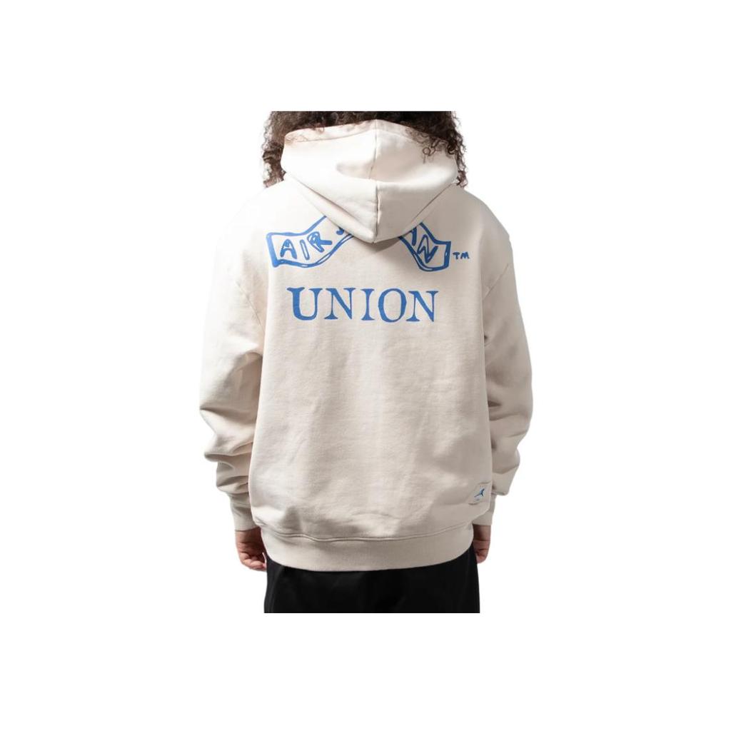 Jordan x Union LA Fleece Hoodie Light Orewood Brown/Hyper Cobalt Unisex Streetwear IB5116-104