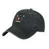 PIKMIN Embroidered Washed Cotton Baseball Cap Classic Adjustable Hat with Colorful Characters for Casual  Outdoor