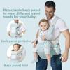 Ergonomic Design Baby Carrier Backpack Travel Friendly Newborn Sling Baby Waist Stool  Infant