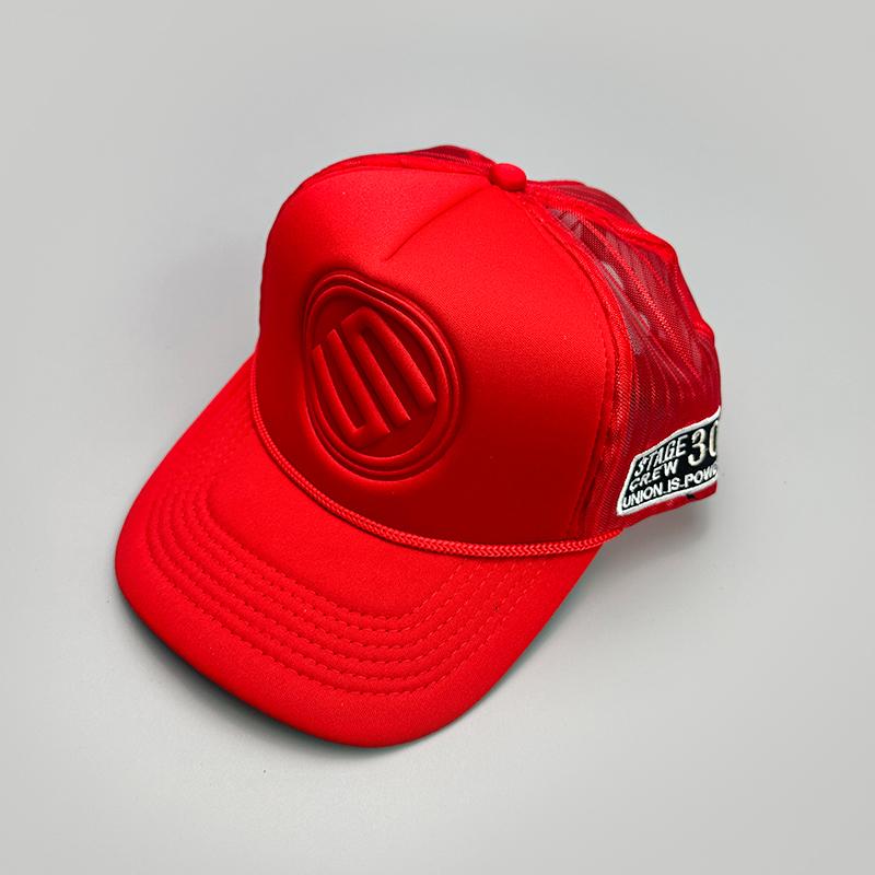 Street Printed Letter Baseball Hats Hip Hop New Unisex Breathable Mesh Sunshade Color Block Versatile Fashion Punk Trucker Caps