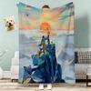 Popular Games Disco Elysium Throw Lightweight 240g Flannel Blanket Soft Skin-friendly for Summer Cooling