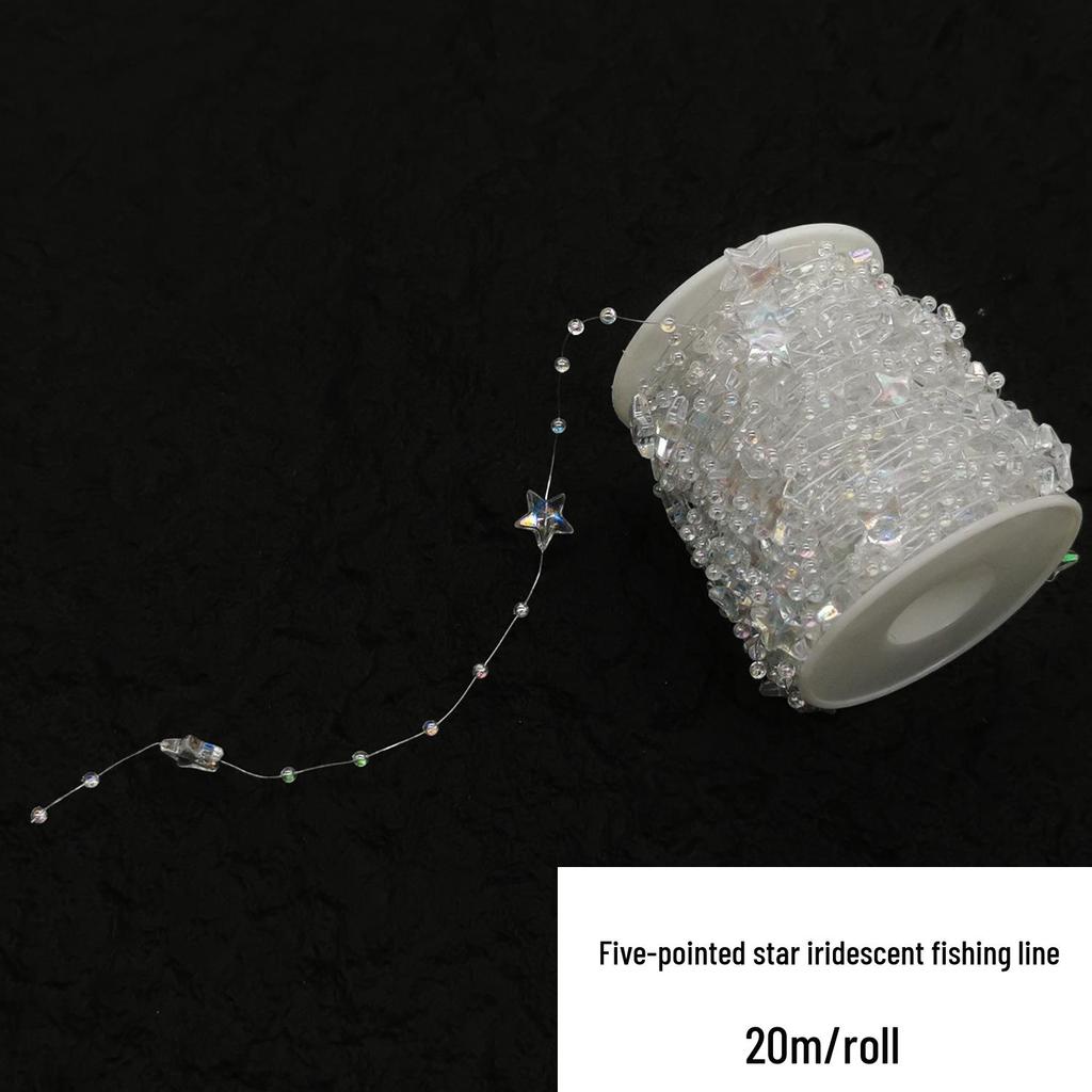 Double-Line Pearl Sunflower Snowflake Beads DIY Decoration