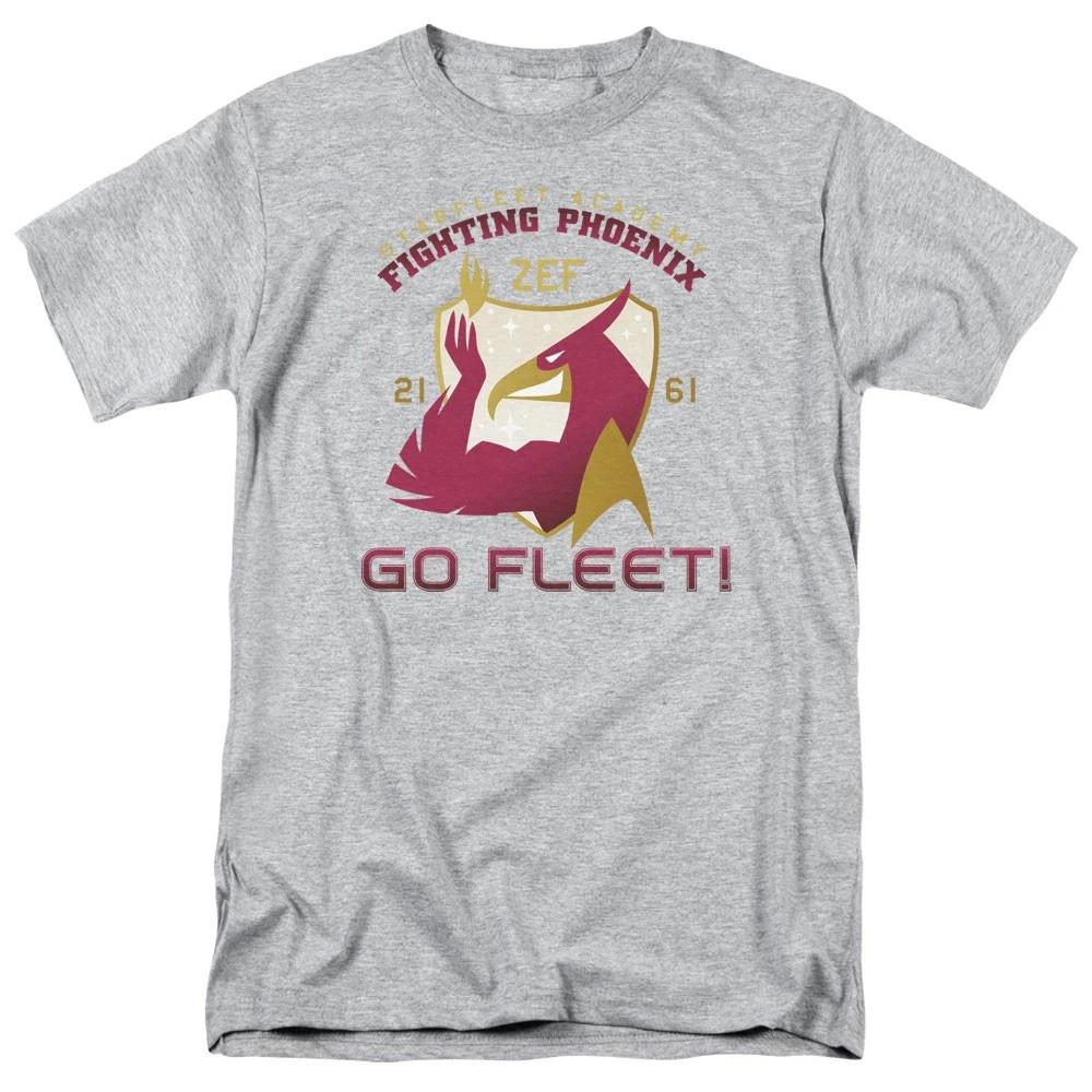 Star Trek - Fighting Phoenix - Unisex Short Sleeve Children s T-shirt - Gray 160