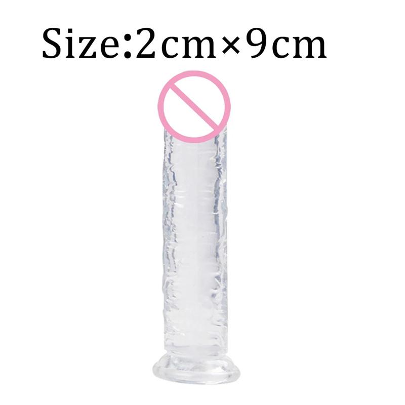 7 Size Realistic Dildo Jelly Penis Suction Cup Dildo Big Dick Female Masturbator Clitoral Stimulator Lesbian Sex Toys For Women