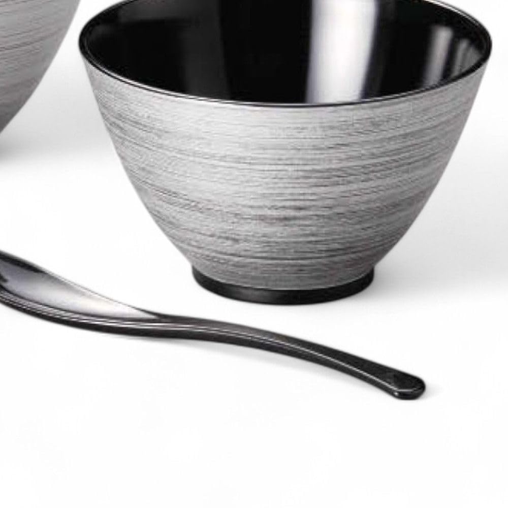 Set of 2 PET Urethane Dishwasher and Microwave Made In Japan J-kitchens Bowls, (Resin)/ABS, Coating, Safe, PID-529128,