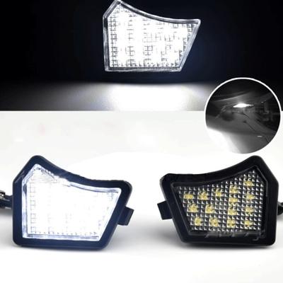 2PCS Car Front Door Mirror Puddle Light Courtesy Lamp Lens Diamond For Volvo V70 S60 S80 XC90 V50 C30 C70 V50 Car Accessories