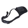 Soft Fabric Dog Mouth Cover with Side Strap and Front Air Panel for Training Routine and Public Daily Use Support