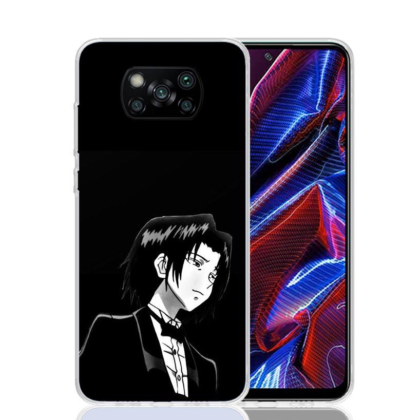 Black White HXH X Hunter Case Phone Cover for Xiaomi Poco X3 Nfc X5 X6 X7 X4 Gt F7 Ultra F6 F5 Pro F4 F3 M5S M4 M6 M3 Trend Fund