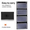 Foldable Solar Panel 5V Dual USB Portable Waterproof Panel For Cell Phone Power Bank 30/40/50W Battery Charger Outdoor Tourism