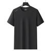 Sports Casual Fashion Ice Silk Short-sleeved Men's Round Neck Quick-drying Elastic