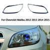 For Chevrolet Malibu 2012 2013 2014 2015 Front Car Headlight Cover Lens Shell Lampcover Lampshade Headlamp Light Mask